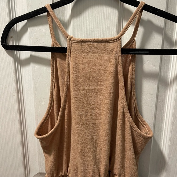 Tan Sleeveless Dress - Picture 6 of 6